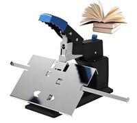 Agrafeuse à piqûre à cheval robuste, machine à reliure rapide automatique avec fente pour clous, épaisseur de reliure maximale de 6,5 mm, pour la maison, l'école et le bureau