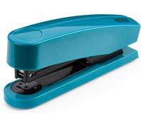 Agrafeuse B2 Color Id 2.0 (Capacité D'agrafage De 25 Feuilles,Mécanisme De Chargement Par Le Haut,Appareil En Métal Avec Un Capot En Plastique,200 Agrafes Incluses) Bleu Pétrole