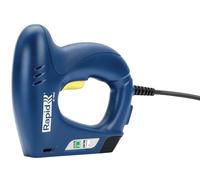 Agrafeuse-Cloueuse Électrique Rapid E-Tac : Pour Bois, Rembourrage et Bricolage - Léger, Conception Ergonomique avec Nez de Sécurité, Pour Agrafes de n°140/6-14mm et Clous n°8 de 15mm - (5001697)