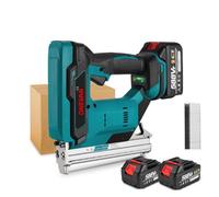 Agrafeuse/cloueuse - ONEVAN - 1022J - Sans fil - 2 vitesses - 2x3Ah, 100 clous 10-22 mm