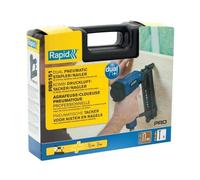 Agrafeuse-Cloueuse pneumatique professionnelle PBS151 pour agrafes 90/20-40 mm - 8/15-50 mm - Coffret - RAPID-ISABERG - 5000103
