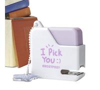 Agrafeuse compacte - Outil d'empilage léger, accessoire de mini bureau | Kit de papeterie portable mignon, petit lien durable pour les projets de classe pour l'organisation de fournitures d'étude de