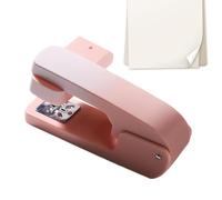 Agrafeuse de bureau - 12,0 x 3,5 x 5,5 cm - Pivotant à 360 ° - Accessoire de bureau ergonomique antidérapant - Agrafeuse de 20 feuilles pour étudiants et