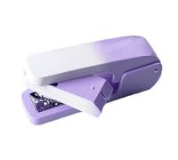 Agrafeuse de bureau à 360 ° - Fermeture réglable - Machine d'empilage multi-angles avec fonction rotative, accessoires lourds pour la soumission, les salles de classe et les postes de travail avec
