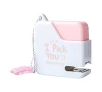 Agrafeuse de bureau compacte, petite agrafeuse avec matériau ABS, 4 x 4,5 cm, 36 g, mini agrafeuse multifonction pour étudiants, bureau, école, lieu de travail