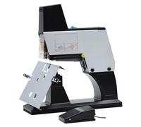 Agrafeuse de bureau électrique, machine automatique robuste à plat et à selle, avec pédale, pour bureau, école et édition - Dispositif de reliure rapide de livres
