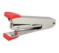 Agrafeuse de poche métal n°10 10 feuilles - gris et rouge