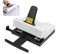 Agrafeuse double tête manuelle standard, profondeur de reliure réglable 2-15mm, relieuse robuste pour bureau, maison et école, capacité 50 feuilles