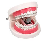 Agrafeuse Drôle De Dents, Agrafeuse Drôle En Forme De Prothèse Dentaire | Mini agrafeuse de bureau en forme de dents, fausse prothèse dentaire en forme de bouche, cadeau de bureau(Style 2)