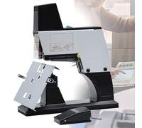 Agrafeuse électrique à selle, machine à relier rapide automatique, reliure de livres lourds, épaisseur réglable, niveaux d'intensité, fonctionnement à pédale pour une utilisation au bureau