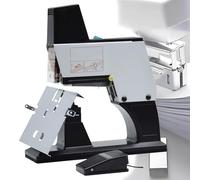 Agrafeuse électrique à selle, robuste pour brochures, capacité de 2 à 40 feuilles, avec pédale, automatique pour bureau, école et imprimerie