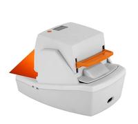 Agrafeuse électrique automatique, très résistante avec écran LCD, vitesse et marge réglables, fonctionnement silencieux sans bourrage pour le bureau, l'école et la maison