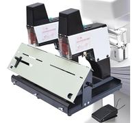 Agrafeuse électrique de point de selle avec pédale, automatise la reliure de livrets pour bureau, école et imprimerie