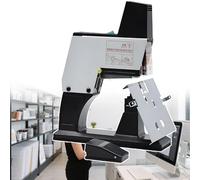 Agrafeuse électrique, machine à relier automatique rapide avec pédale, épaisseur réglable jusqu'à 100 mm, 1 à 9 niveaux d'intensité, idéale pour la maison, l'école, le bureau et le travail