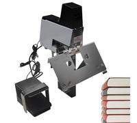 Agrafeuse électrique, machine à relier rapide pour 2 à 40 feuilles, réglable de 1 à 9 niveaux, bouton de pression de liaison, assistant de bureau idéal pour un agrafage pratique