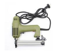 Agrafeuse électrique, pistolet à ongles droit, outils électriques, agrafeuse for meubles de menuiserie, clous 5/10/15/20/25/30mm, 220(Greem)