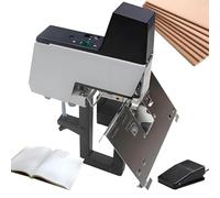 Agrafeuse électrique plate avec pédale, reliure réglable pour 2 à 40 feuilles, idéale pour le bureau et les travaux manuels