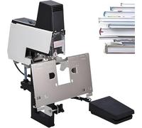 Agrafeuse électrique pour livres, machine à relier automatique à cheval, machine à relier robuste pour livres et plaques, relie de 2 à 30 feuilles, avec pédale pour écoles, bureaux et maisons d'édit