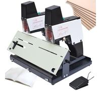 Agrafeuse électrique pour point de selle avec pédale, reliure réglable pour 2 à 40 feuilles, idéale pour le bureau et les travaux manuels