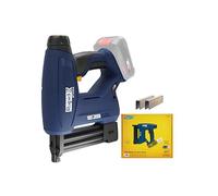 Rapid BTX606 - Agrafeuse Murale - 18V, Agrafeuse-Cloueuse Électrique Sans Fil à Batterie, pour Agrafes à Couronne Étroite & Pointes, Bois Dur & Tendre - Batterie Non Incluse (5001505)