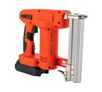Agrafeuse électrique sans fil 2 en 1 avec 5 rangées de clous droits, 5 rangées de clous de yard, cloueuse sans fil pour le travail du bois, meubles rembourrés