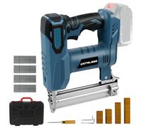 Agrafeuse électrique sans fil compatible avec batterie au lithium Makita 18 V,100 W Agrafeuse électrique 2 en 1 Avec avec 500 clous et 500 agrafes