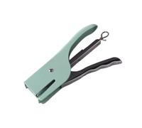 Agrafeuse en métal robuste, fournitures de reliure pratiques, capacité 16 feuilles, pince, couleur bonbon, sans agrafes, for le bureau Agrafeur Bureau(Green)
