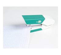 Agrafeuse Liderpapel avec coffret de 1000 agrafes 26/6 capacité 20H couleur turquoise
