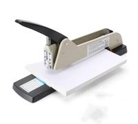 Agrafeuse longue portée 210 feuilles, profondeur d'agrafage réglable pour livrets et documents de bureau, guide papier fixe