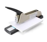 Agrafeuse longue portée, capacité de 210 feuilles, gorge de 25 cm | Prend en charge 8 tailles d'agrafes de 0,6 cm à 2,2 cm, avec une capacité de chargement de 100 agrafes et un guide papier