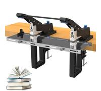 Agrafeuse manuelle double tête, capacité 60 feuilles, compatible agrafes 24/6 et 23/8, idéale pour bureaux et écoles