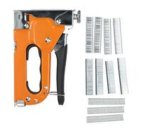 Agrafeuse manuelle multifonctionnelle, pistolet à clouer robuste, outil de force de clouage réglable pour l'amélioration de l'habitat, clôture de jardin, travail du bois en