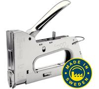 Rapid - Agrafeuse PRO R36 pour Agrafes N°7 et N°36, Agrafeuse pour Câbles avec Gâchette Facile à Actionner, 3 Puissances au Choix, 100% Acier, Fabriqué en Suède (20511811), Gris