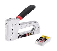 Agrafeuse Manuelle Stanley STHT6 70410 TR120 Chrome, Résistante Et Fiable