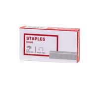 Agrafeuse Mini agrafeuse colorée en métal, à la mode sans effort, avec papeterie compacte et Portable, fournitures de bureau(1 box Staples)