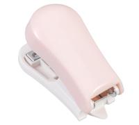 Agrafeuse Mini de Bureau Rose en Métal et ABS, Légère | Documents et Handouts, Usage Maison ou Déplacement, Décor Moderne Simple, Rapide Bourrage