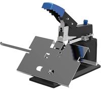 Agrafeuse-plieuse de brochures, agrafeuse manuelle robuste d'une capacité de 60 feuilles, profondeur de papier réglable, épaisseur maximale de 6 mm, for la reliure à domicile, en bibliothèque