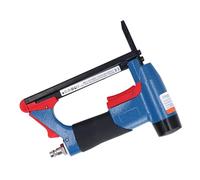 Agrafeuse Pneumatique, Bec Allongé de 2 Pouces | Poignée antidérapante, capacité de 140 agrafes, pour le travail du bois, PVC durable, alimentée par air