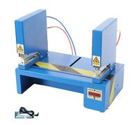 Agrafeuse pneumatique double tête, agrafeuse électrique intelligente 40 W avec compteur, épaisseur de reliure de 1 à 5 mm, angles et marges réglables, agrafeuse robuste amovible