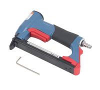 Agrafeuse Pneumatique FS8016, Poignée Antidérapante Professionnelle, Calibre 21, 140 Clous, Entrée D'air 1/4 Po, Agrafeuse pour Tissus D'ameublement, Conception de Chapeau