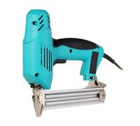 Agrafeuse pneumatique professionnelle pour tapisse Pistolet à ongles électrique droit, 220V, 2000W, 10-30mm, haute puissance, outil robuste for le travail du bois, agrafes électriques