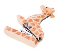 Agrafeuse pour Bureau en Bois et Fer, Animal Mignon, Mini | Décor de Bureau et Maison, Forme Animalière Stylée, pour Adultes, Look Accrocheur, Légère Variation de Couleur