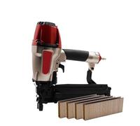 Agrafeuse professionnelle robuste Agrafeuse à Air N851 16Ga, cloueuse pneumatique légère, clous à fil 25-50mm for cadre de rembourrage, meubles de toiture, outil de travail du bois