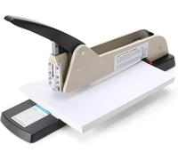 Agrafeuse robuste à long bras, capacité de 210 feuilles, profondeur d'agrafage réglable de 25 cm (9,84 pouces), idéale for la création de livrets, brochures et albums.