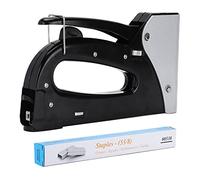 Agrafeuse robuste avec fonction d'arrachage de clous, design ergonomique, machine à coudre économique pour la réparation de matériaux, peinture à l'huile, cadres, cartons,