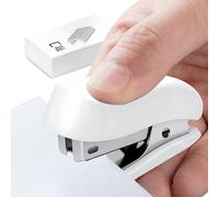 Agrafeuses de bureau,Mini agrafeuse pour 12 feuilles Idéal pour la salle de classe | Outil de reliure portable pour bureau scolaire | Compact pour les voyages et les activités de plein air