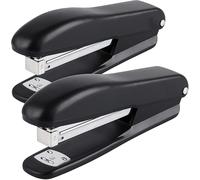 Agrafeuses Noires Pleine Bande, Capacité De 210 Agrafes, Technologie Anti-Bourrage, Conception Entièrement Métallique, Idéales Pour La Maison, Le Bureau Et L'école