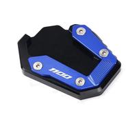 Agrandir le trépied Support Latéral De Pied CNC Pour Moto Base Étendue Plaque Élargie Pour CRF1100L Pour AfricaTwin Adv Sports DCT 2019-2022(Blu)