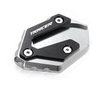 Agrandir Support Béquille Latérale Élargie pour Moto pour Yamaha Tracer 9GT, Tracer 9, MT07, MT09, Tracer 900/700/GT Support De Plaque D'extension D'extension Latérale(Titane2)