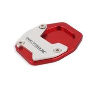 Agrandir Support Béquille Latérale Élargie pour NC750X 2021-2023 Support De Béquille Latérale Élargie D'extension Latérale(Rouge)